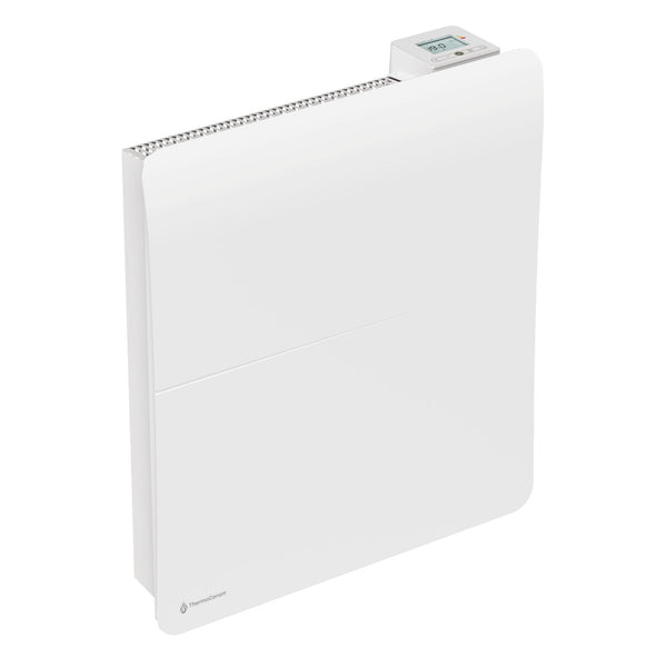 Radiateur électrique connecté 1000W double système de chauffe horizontal Blanc Cira