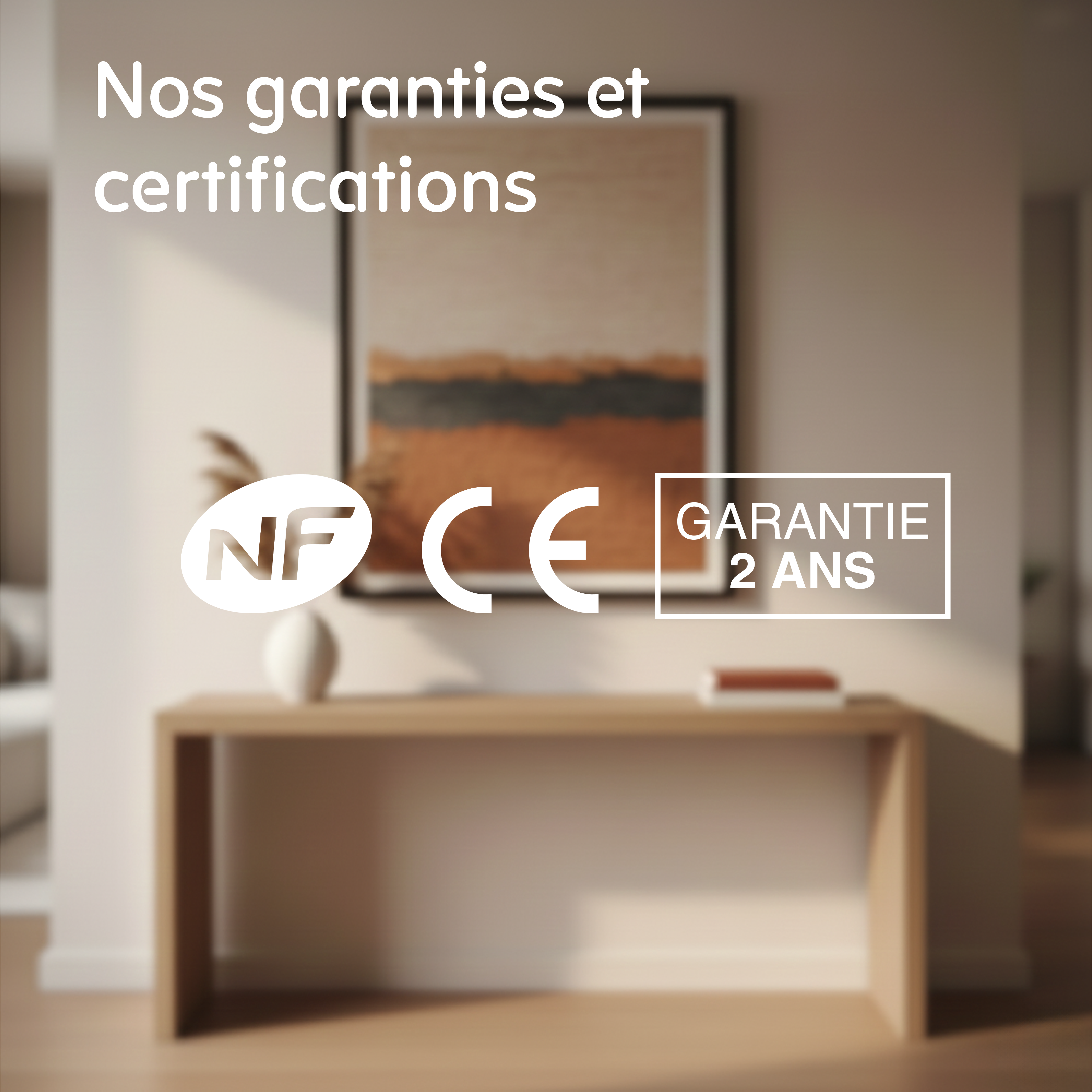 Radiateur électrique connecté 2000W à inertie sèche céramique horizontal Blanc Alice