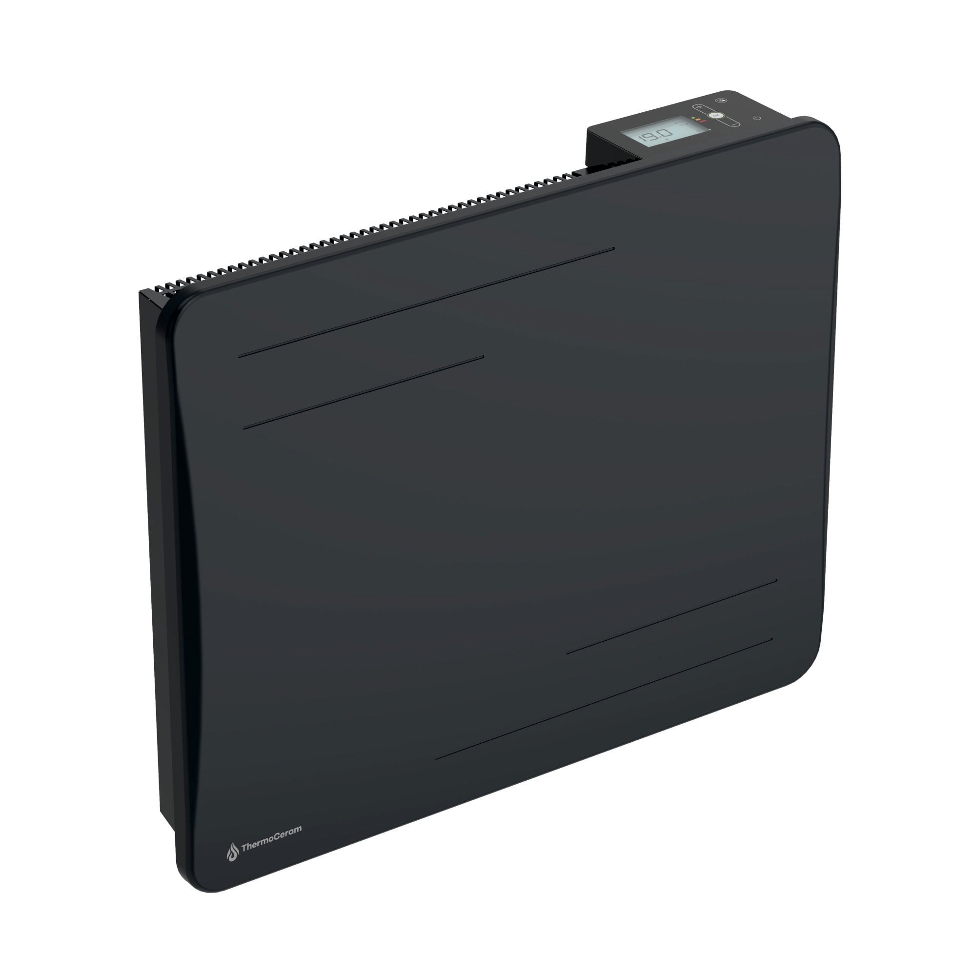 Radiateur céramique Wifi 1000W horizontal Noir Alice