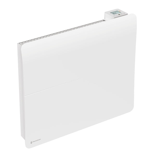 Radiateur électrique connecté 1500W double système de chauffe horizontal Blanc Cira