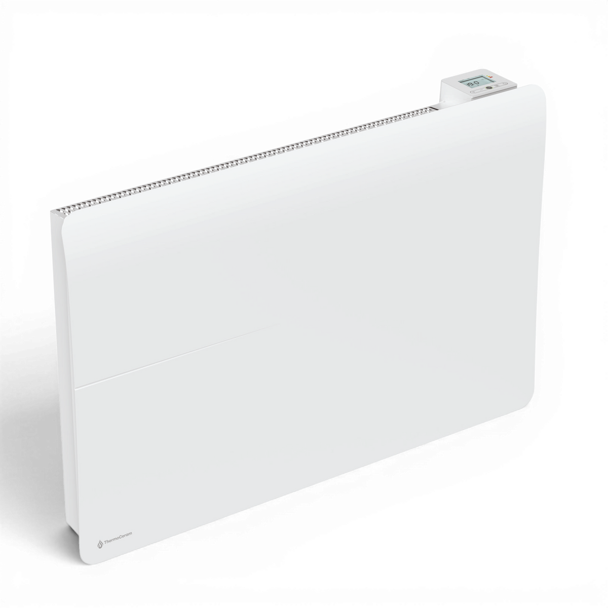 Radiateur électrique connecté 2000W double système de chauffe horizontal Blanc Cira