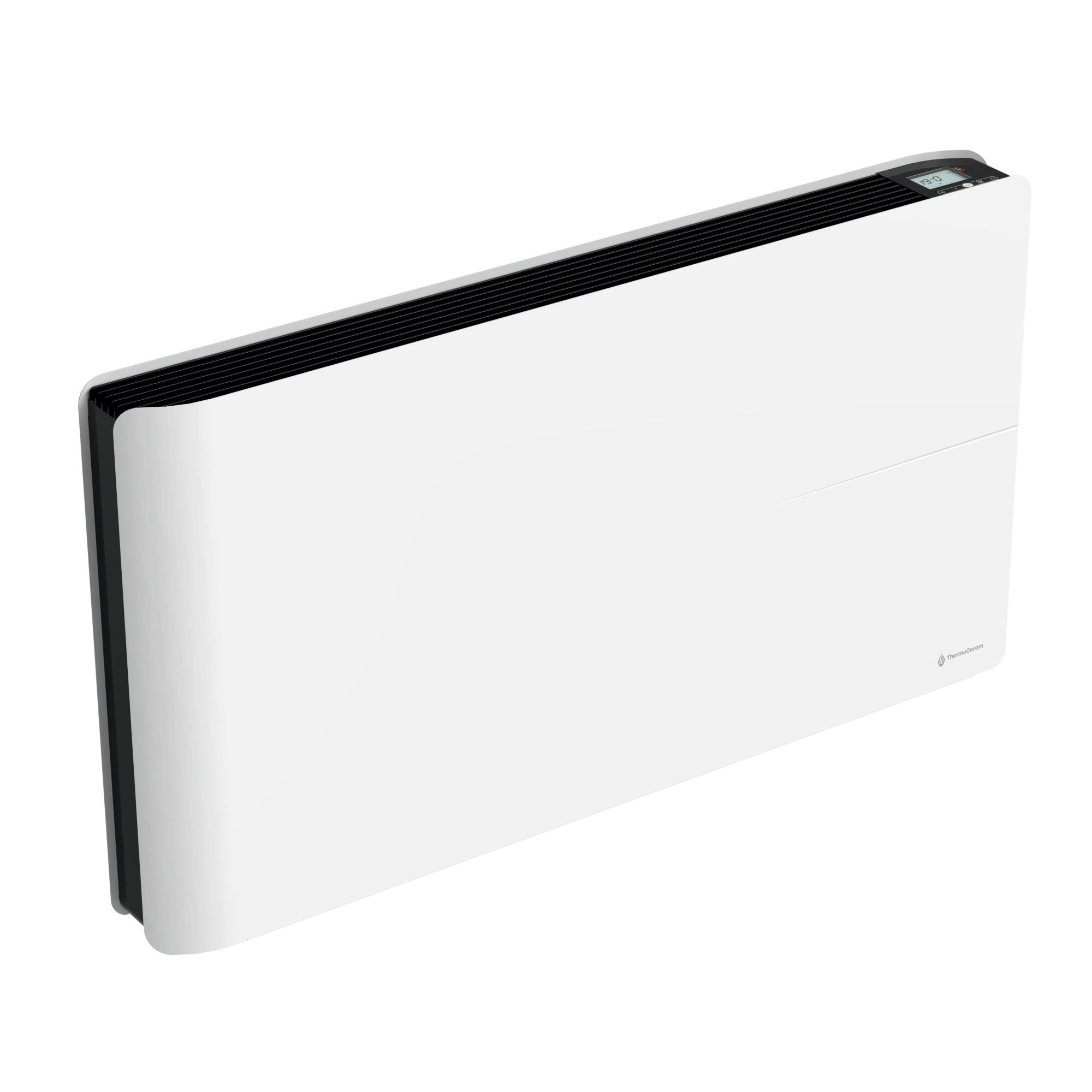 Radiateur fonte + film Wifi 2000W horizontal Blanc Molia
